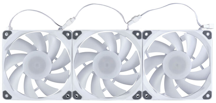 Ventilador Phanteks M25 PWM D-RGB Blanca Pack 3- 120mm image number 0