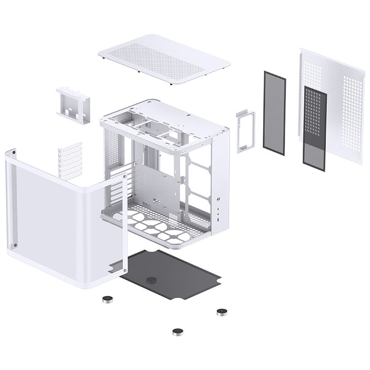 Caja ATX Jonsbo TK-2 2.0 Vidrio Templado Blanco image number 7