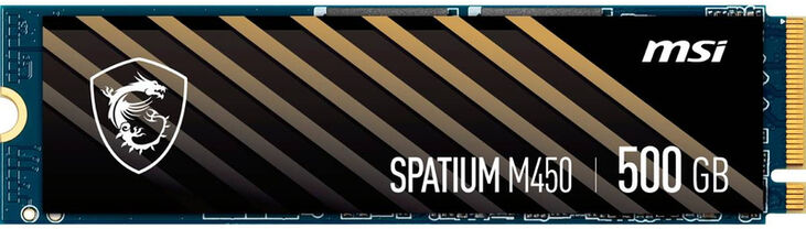 SSD MSI SPATIUM M450 500GB Gen4 M.2 NVMe (3600/2300MB/s) image number 1
