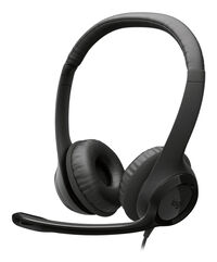 Headset Logitech H390 USB-C Preto
