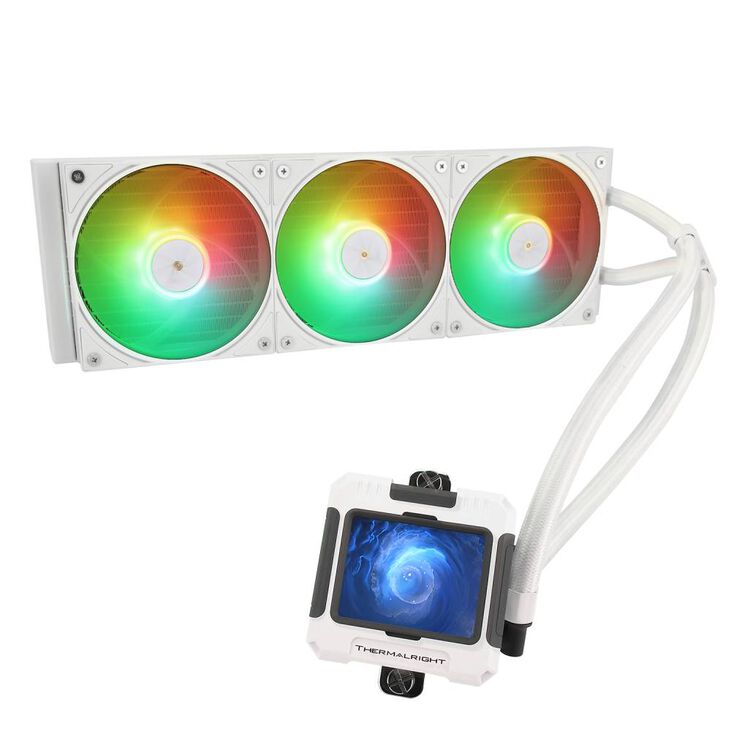 Kit Refrigeración Líquida Thermalright Frozen Warframe ARGB Blanco - 360mm image number 1