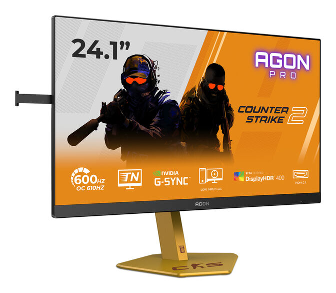 Monitor AGON by AOC 24" CS24A Ultra-Fast TN eSports FHD 610Hz 0.3ms G-SYNC RGB image number 2