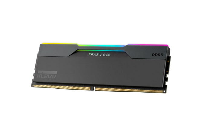 KLEVV Kit 32GB (2 x 16GB) DDR5 CRAS V 6000MHz CL28 RGB Obsidian Black (Intel XMP/AMD Expo) image number 8