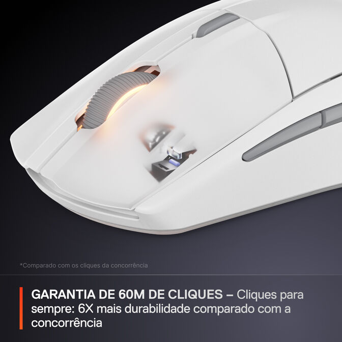 Rat&oacute;n Steelseries Rival 3 Wireless Gen2 Blanco image number 3