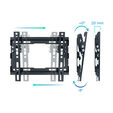 Soporte de Pared Tooq Tilt 23" a 43" Max. 45Kg Negro image number null