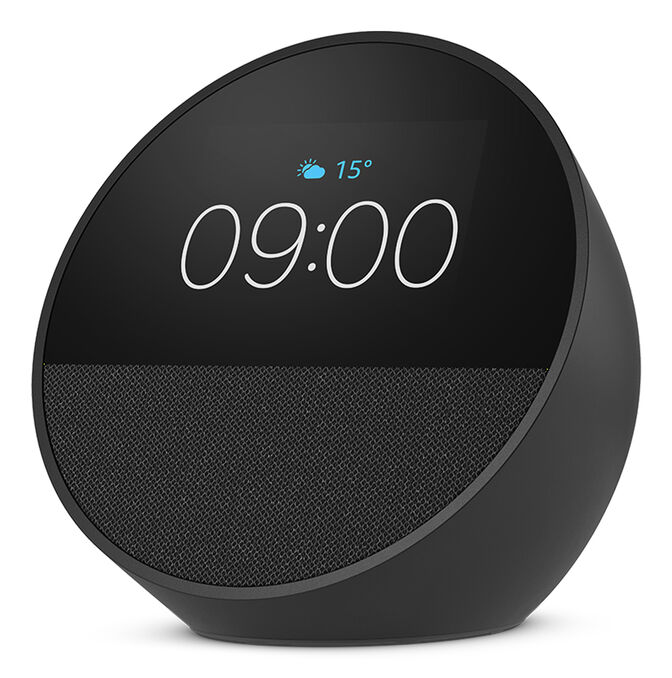 Despertador Inteligente Amazon Echo Spot (2024) Alexa Negro image number 0