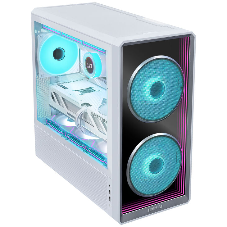 Caja ATX Lian Li Lancool 217 Infinity Blanca Vidrio Temperado image number 2