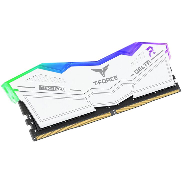 Team Group Kit 64GB (2 x 32GB) DDR5 6000MHz Delta RGB Blanco CL30 image number 3