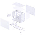 Caja Micro-ATX Jonsbo D32 PRO MESH Blanco image number null