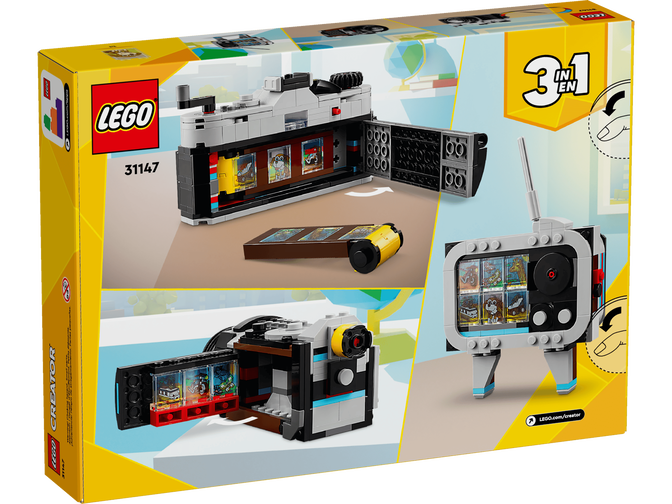 LEGO Creator 3-en-1: C&aacute;mara Retro, 261 Piezas (31147) image number 1