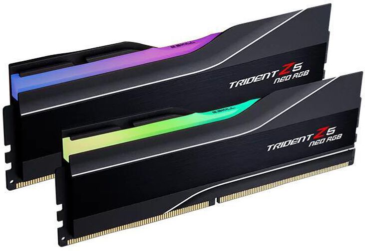 G.Skill Kit 32GB (2 x 16GB) DDR5 6400MHz Trident Z5 Neo RGB CL32 Black - F5-6400J3239G16GX2-TZ5NR image number 0