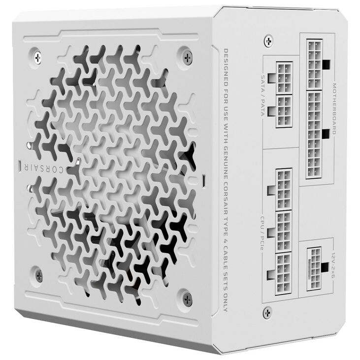 Fuente Alimentación Modular Corsair RMe Series RM850e 850W 80 Plus Cybenetics Gold ATX3.1 - PCIe 5.1 Blanca image number 3