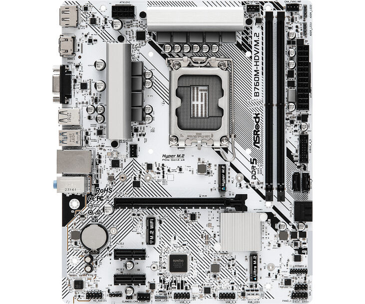 Placa Base ASRock B760M-HDV/M.2 D5 image number 0