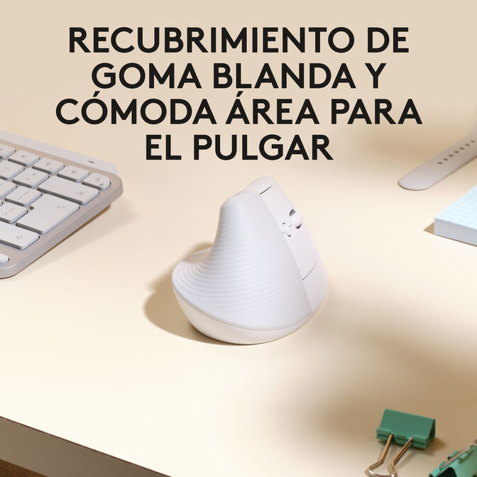 Rat&oacute;n Logitech Lift for Mac Vertical Ergonomic Wireless White image number 7