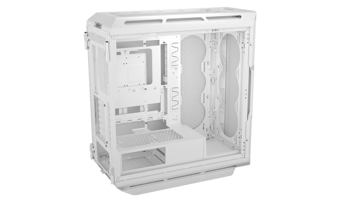 Torre E-ATX Corsair 5000T Blanca Cristal Templado image number 2