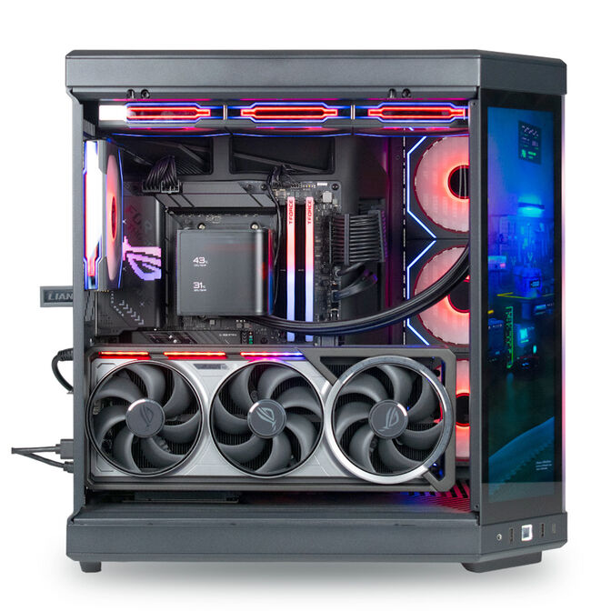 Ordenador King Mod Gamer-PC Powered by ASUS HYTE Ryzen 7 9850X3D 64GB DDR5 2TB RTX 5090 WiFi W11 image number 1