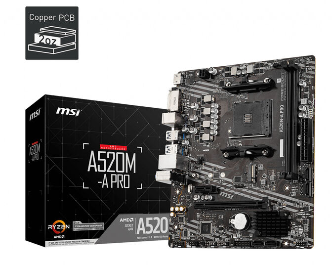 Placa Base MSI A520M-A PRO image number 4