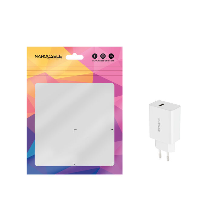 Cargador USB, 5V/1A, Blanco image number 1
