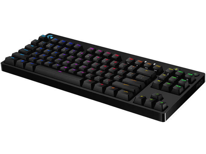 Teclado Logitech G PRO RGB Lightsync GX Blue Clicky Negro (US) image number 10