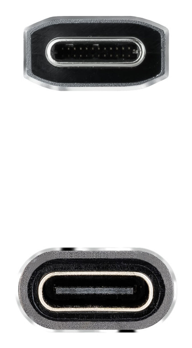 Cable USB 3.2 Gen2x2 Nanocable 100W 4K/60Hz USB-C M/F 1.5 M image number 2