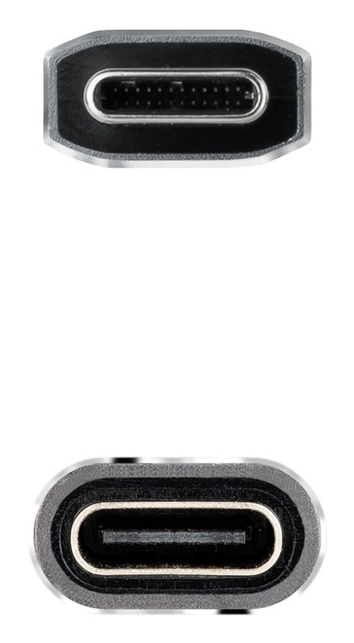 Cable USB 3.2 Gen2x2 Nanocable 100W 4K/60Hz USB-C M/F 1.5 M image number 2