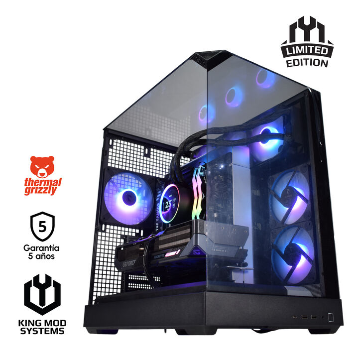 Ordenador King Mod Limited-PC Ryzen 7 9800X3D 32GB DDR5 2TB RTX 5070 Ti WiFi W11 image number 0