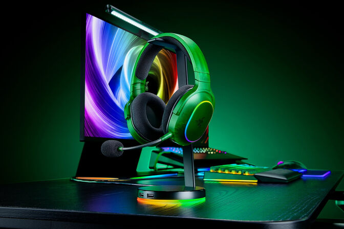 Auriculares Razer Barracuda X Chroma Wireless/Bluetooth Phantom Green image number 8