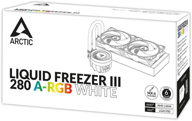 Kit Refrigeraci&oacute;n L&iacute;quida Arctic Liquid Freezer III White - 280mm image number 15