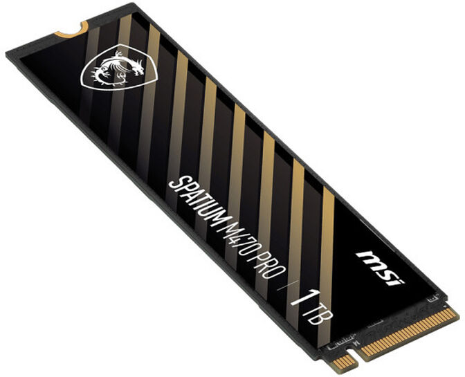 SSD MSI SPATIUM M470 PRO 1TB Gen4 M.2 NVMe (6000/4500MB/s) image number 3