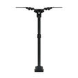 Soporte de Pared Tooq Tilt e GiRat&oacute;nrio 3 Pivots 13" a 42" Max. 20Kg Negro image number null