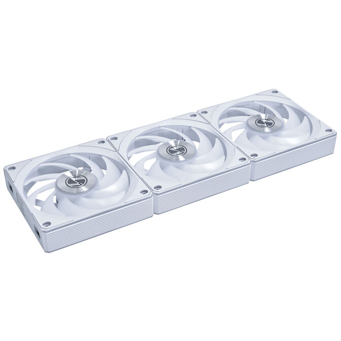 Ventilador Lian Li UNI FAN CL120 FLEX Wireless RGB PWM Blanco 120mm (Pack 3) image number 1