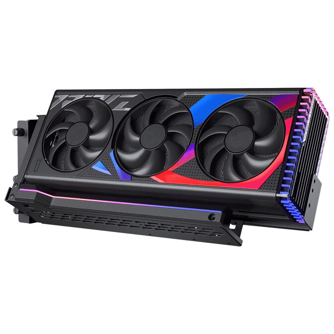 GPU Bracket vertical Phanteks+Cabo PCI-E 5.0 x16 Fita Riser 22cm Negro image number 2