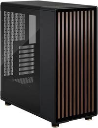 Torre ATX Fractal North Black Carbon Cristal Templado