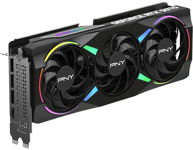 Tarjeta Gr&aacute;fica PNY GeForce&reg; RTX 5070 Gaming RGB Triple Fan OC 12GB GDDR7 DLSS4 image number 3