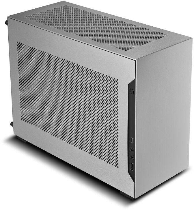 Caja Mini-ITX Lian Li x Dan Cases A4-H2O A4 PCIE4.0 Silver image number 2