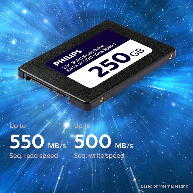SSD Philips S130 Ultra Speed 250GB SATA III (550/500MB/s) image number 4