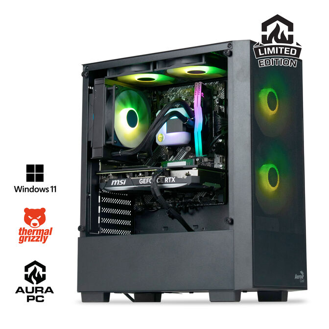 Ordenador AURA Limited-PC Ryzen 7 5700X 32GB DDR4 1TB RTX 4070 WiFi W11 image number 0