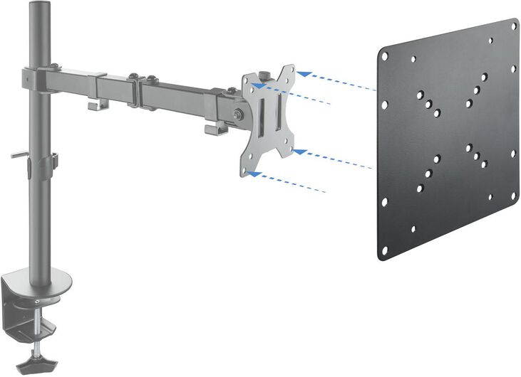 Adaptador Vesa Tooq 200x200 23" a 42" Max. 30Kg Negro image number 2