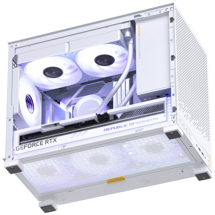 Caja Micro-ATX Jonsbo D32 PRO MESH Blanco image number 5