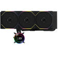 Kit Refrigeraci&oacute;n L&iacute;quida CPU AIO Lian Li HydroShift II LCD-C 360TL FLEX Wireless Negro - 360mm image number null