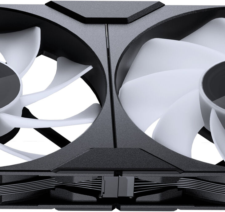 Ventilador Phanteks M25 Gen2 140mm PWM Reversed Airflow D-RGB Negro (Pack 3) image number 5