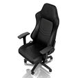 Silla noblechairs HERO Real Leather Negro image number null