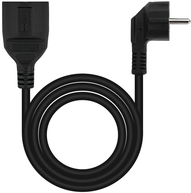 Cable de Alimentación Alongador 2m Negro image number 1