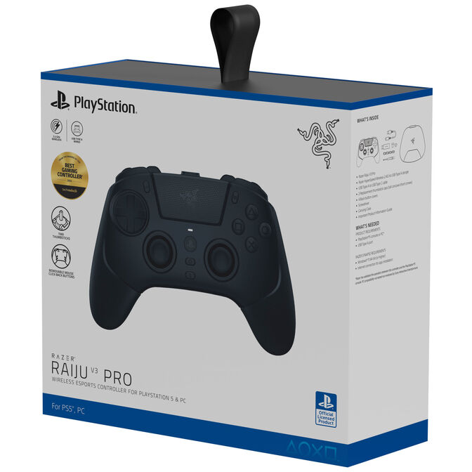 Mando Razer Raiju V3 Pro PS5/PC Wireless Negro image number 14
