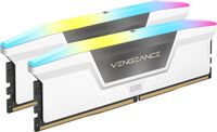 Corsair Kit 32GB (2 x 16GB) DDR5 6000MHz Vengeance RGB White CL36 (rev2)