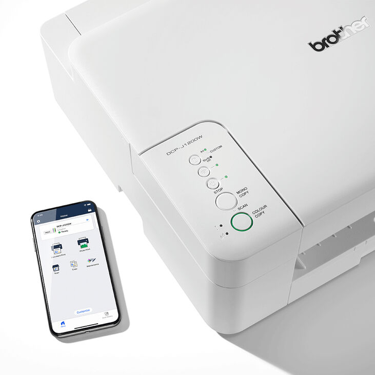 Impresora Multifunción de Inyección de Tinta Brother DCP-J1200W WiFi image number 4