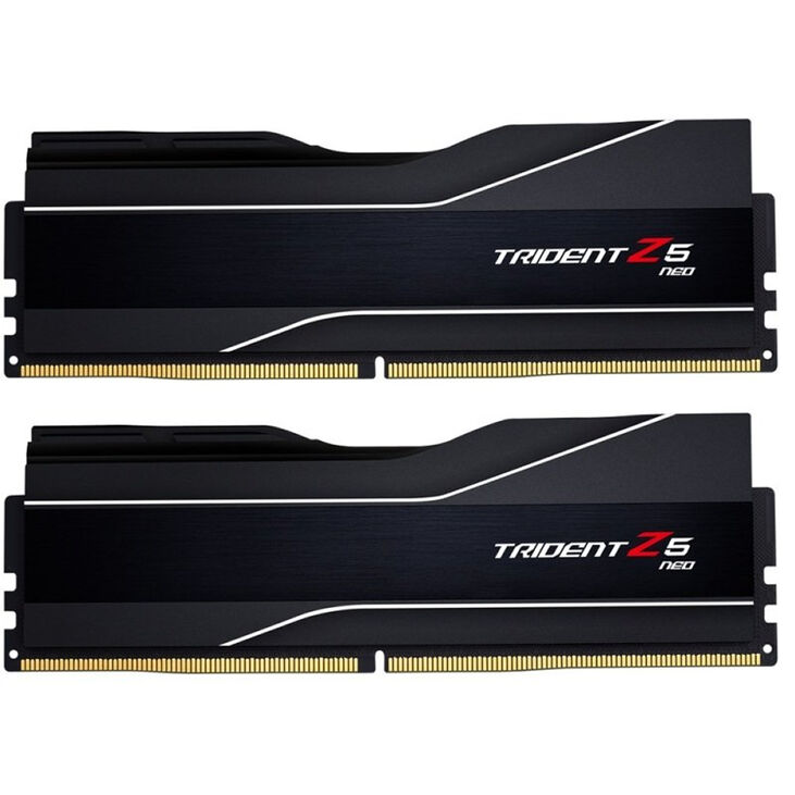 G.Skill Kit 32GB (2 x 16GB) DDR5 6000MHz Trident Z5 Neo EXPO CL30 Black  - F5-6000J3038F16GX2-TZ5N image number 1