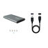 Tooq Caja SSD 2.5" SATA USB3.1 Gen 1 Gris image number null