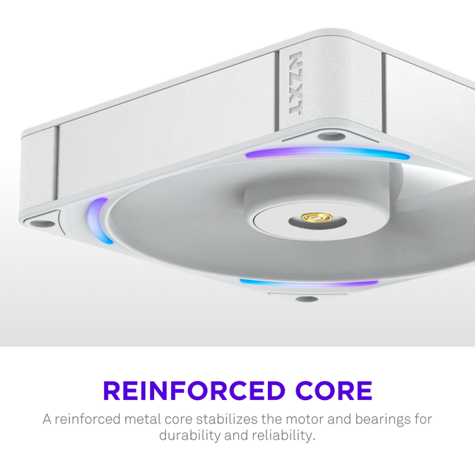 Ventilador NZXT F140x Perfomance RGB 140mm - Single Pack Blancas image number 14