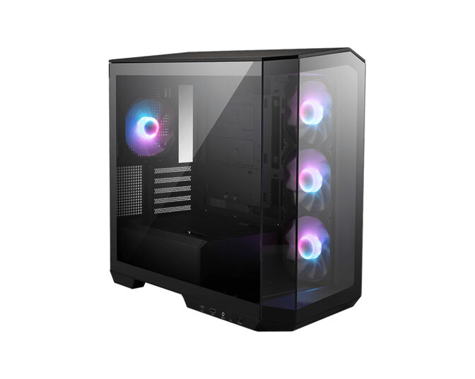 Torre Micro-ATX MSI MAG PANO M100R PZ Vidro Temperada Negra image number 0